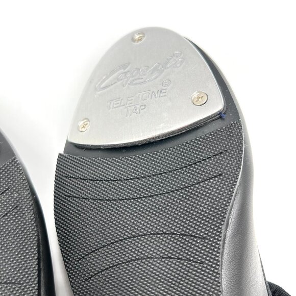 6W 6 WIDE‎ WIDTH Capezio Women's 3800 Black Leather Mary Jane Dance Tap Shoes - Picture 11 of 14